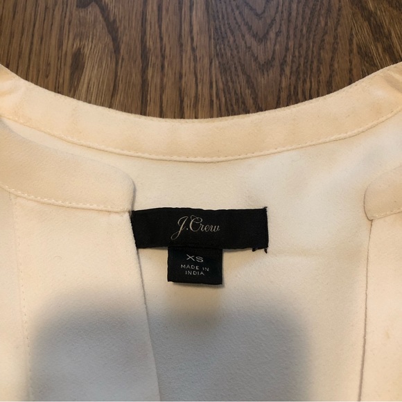 J Crew White Blouse - Picture 3 of 4